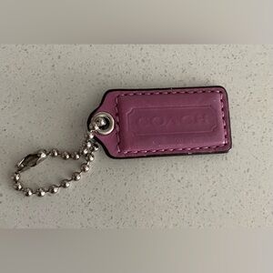 Coach vintage Small Hangtag Purple Replacement FOB keychain